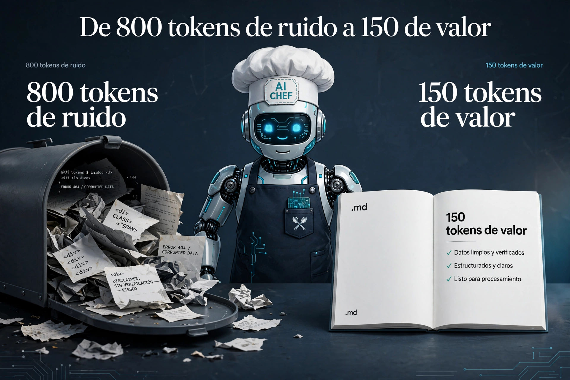 Por qué el procesamiento de datos es inevitable si quieres usar IA con tu propia información